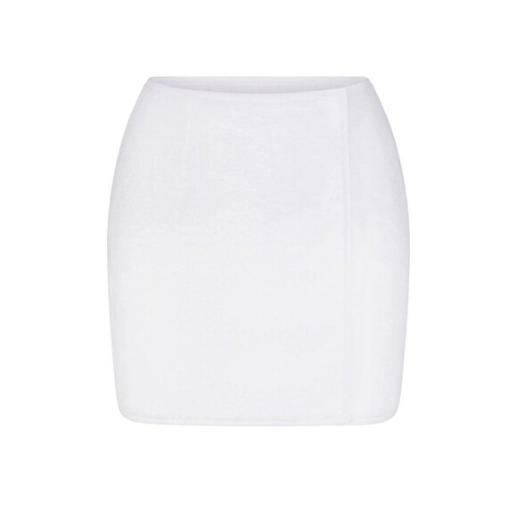 Skims TERRY COVER UP MINI WRAP SKIRT - Picture 1 of 5